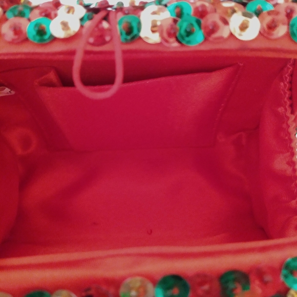 Crystal Temptations Sequin Double Handle HandBag - Picture 7 of 8